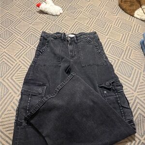 Dark Gray Cargo Pants